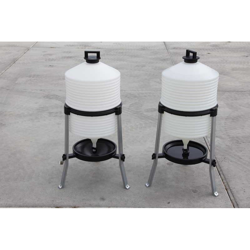 Drinkton 30l op poten - in PVC